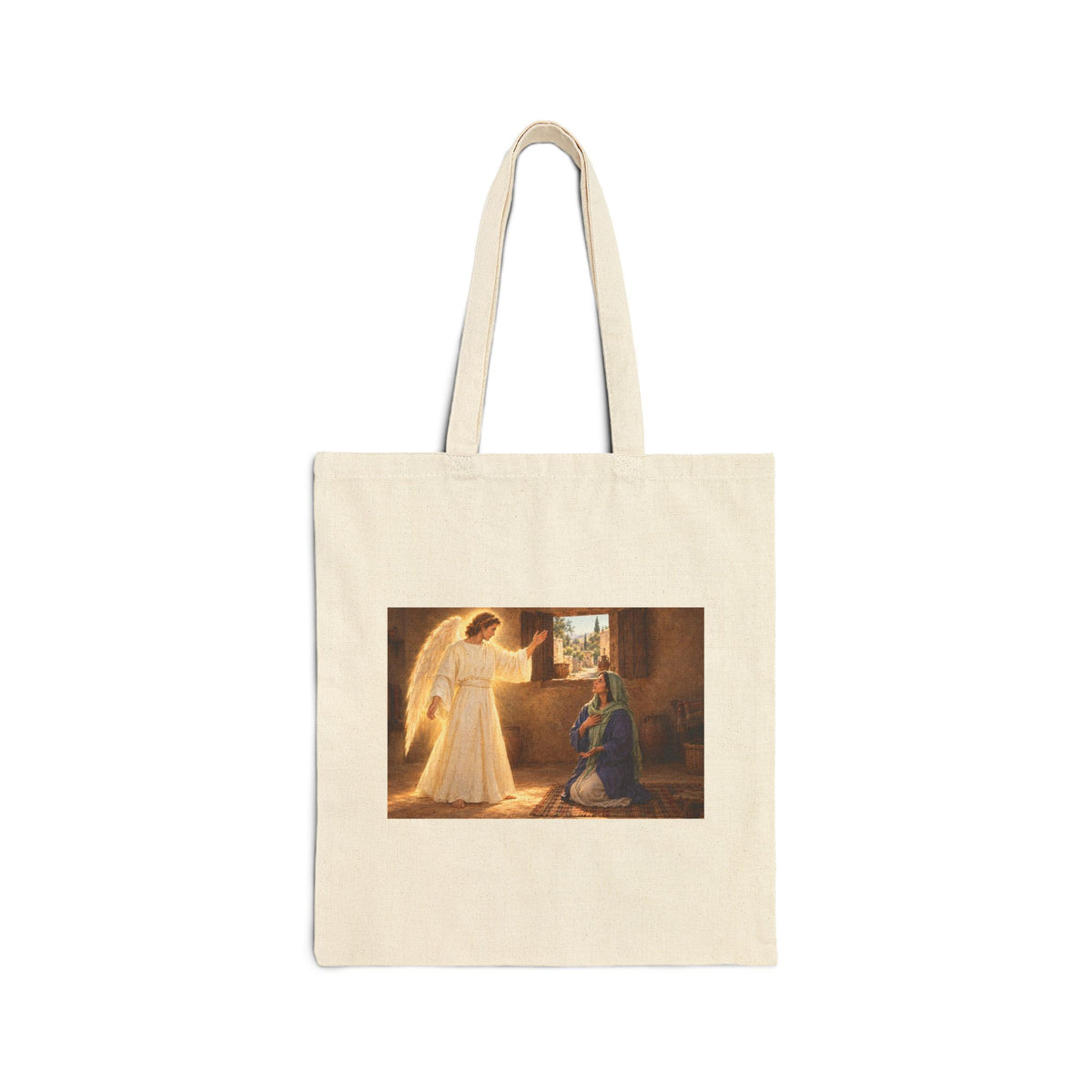 Hulabuloo — Annunciation & Jesus with Fishermen — Bible Tote Bag