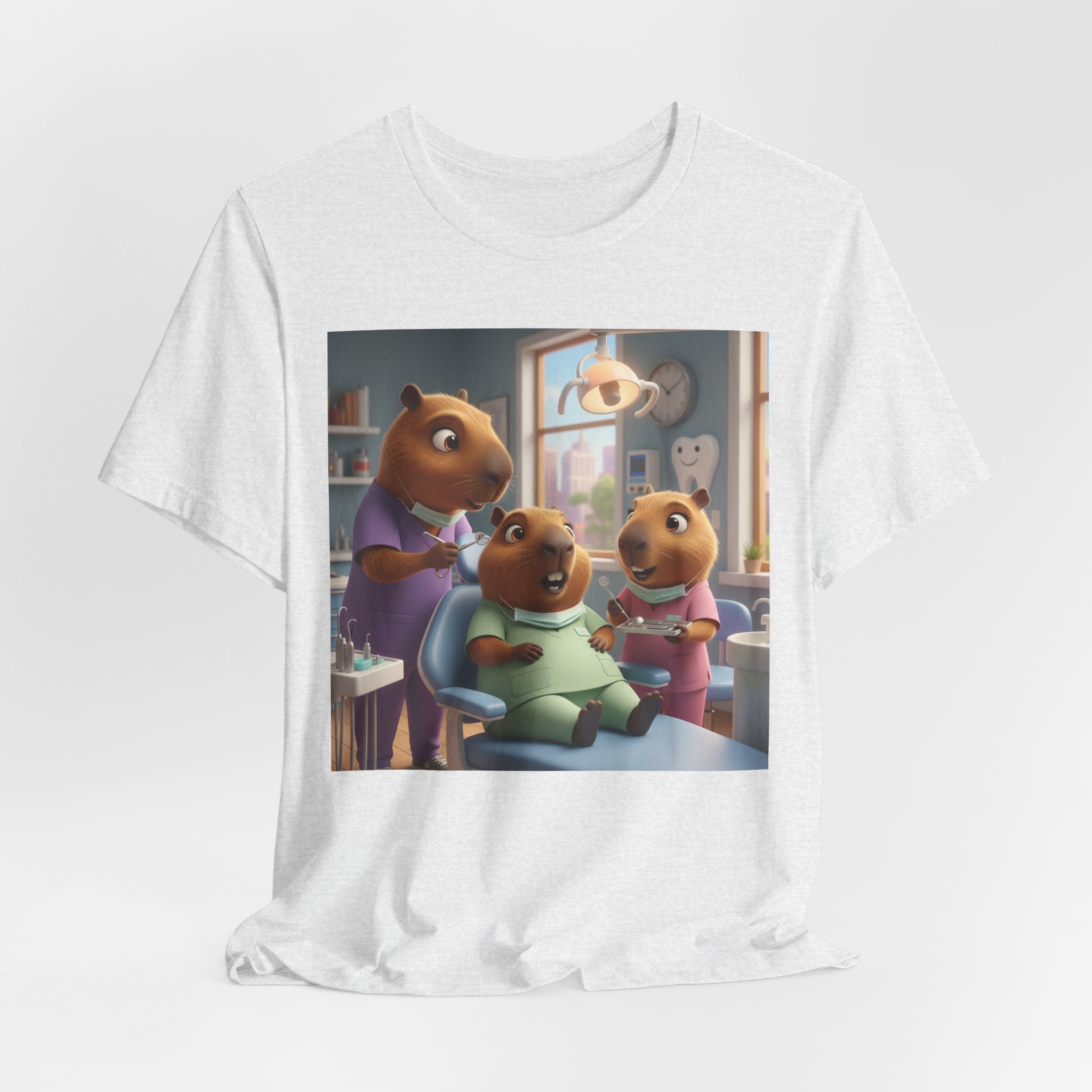 Capybara Dentist Scene T‑Shirt