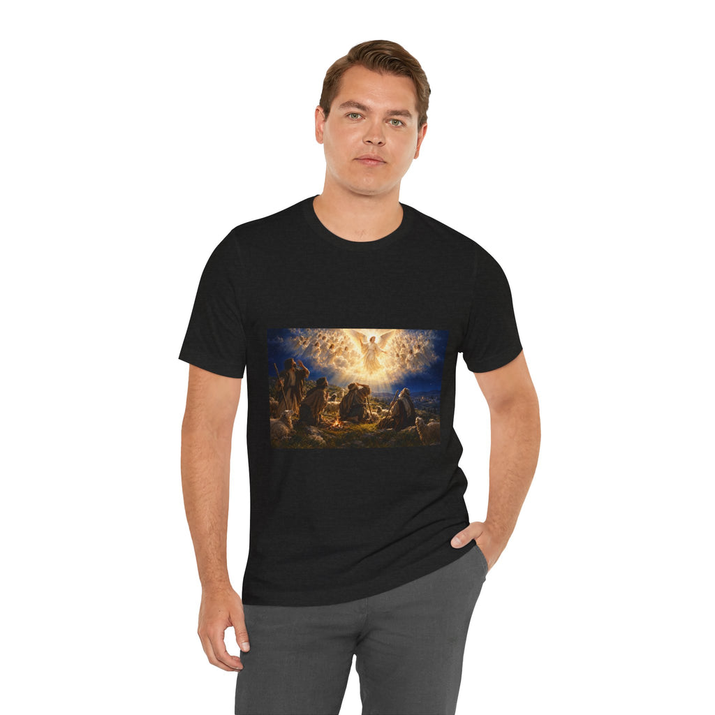 Hulabuloo — Angels Appearing to Shepherds — Christmas Bible T-Shirt