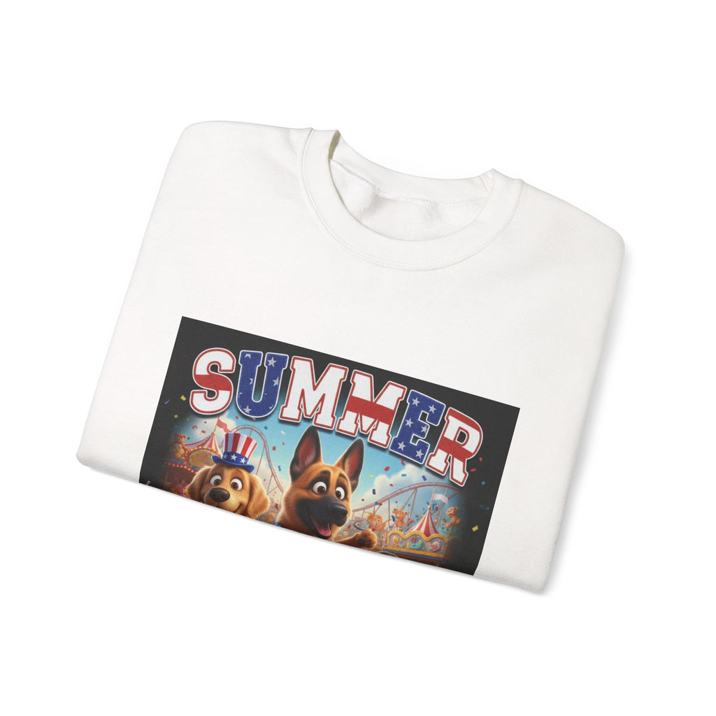Pups — Patriotic Summer — Crewneck Sweatshirt