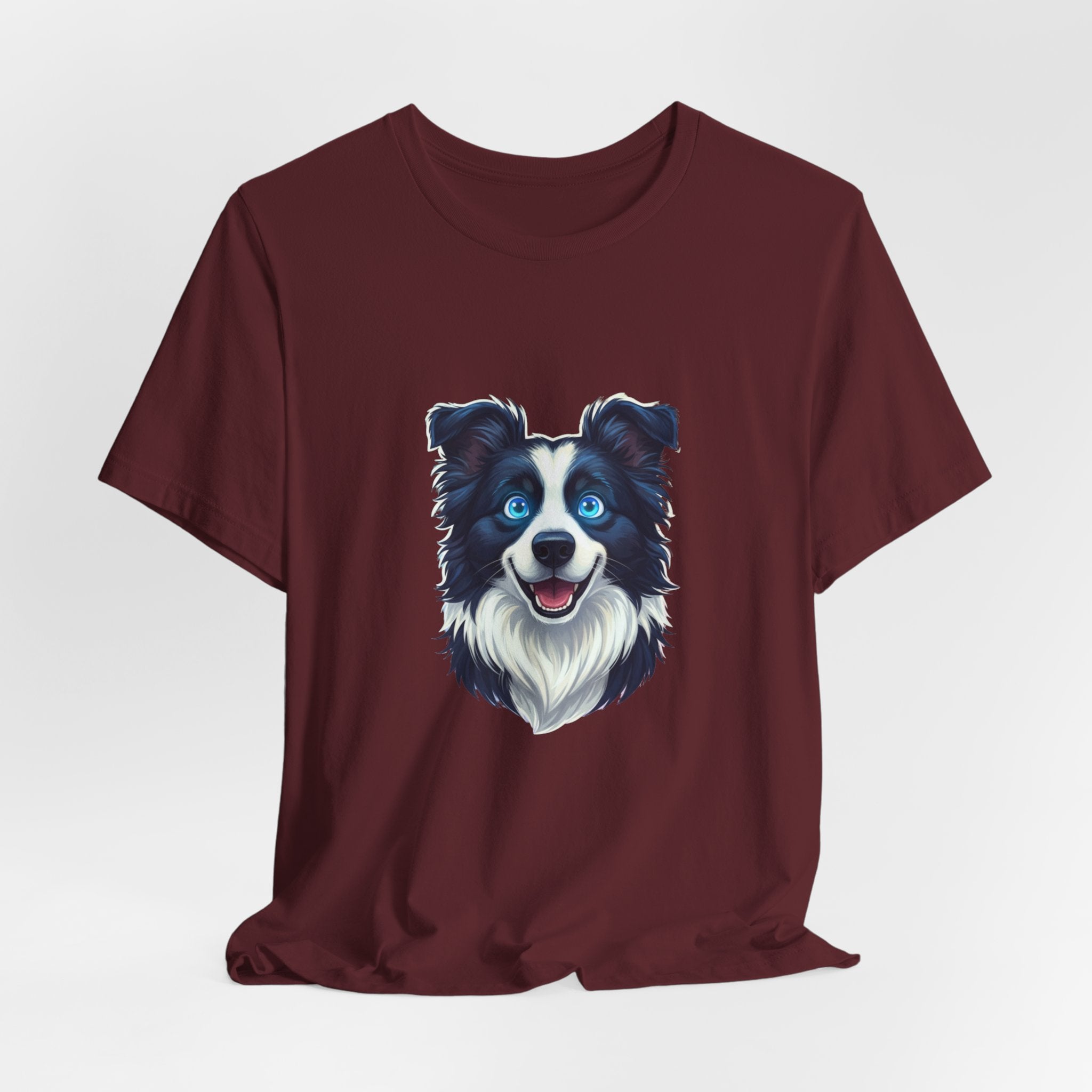 Border Collie Portrait Tee — Dog Lover Shirt