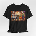 Cats Halloween Costume Tee — Cute Kittens in Pumpkin, Skeleton & Ghost Costumes