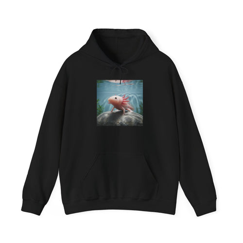 Axolotl Aquarium Hoodie — Axolotl Illustration Sweatshirt