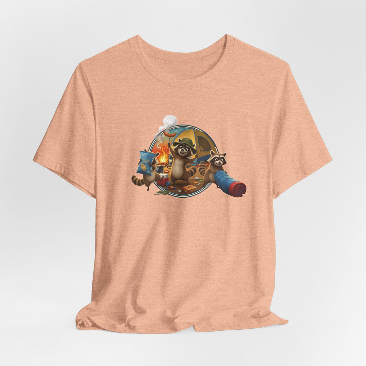 Raccoon Raiding the Camp Graphic Tee