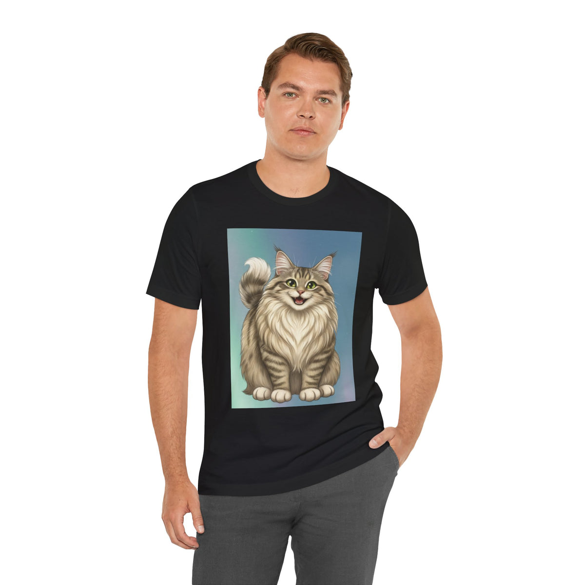 Cat — Norwegian Forest Cat — T-Shirt