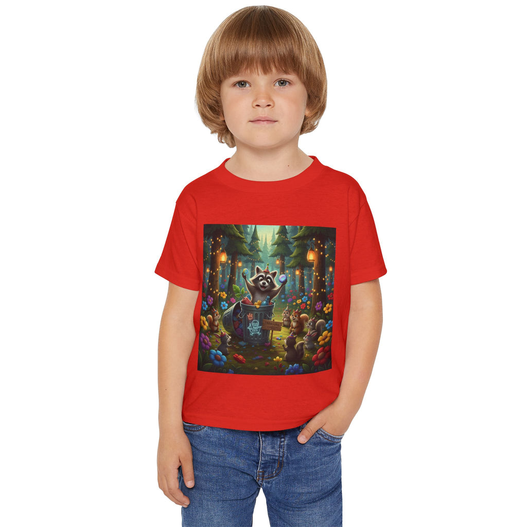 Hulabuloo — Raccoon — Forest Party Toddler T-Shirt