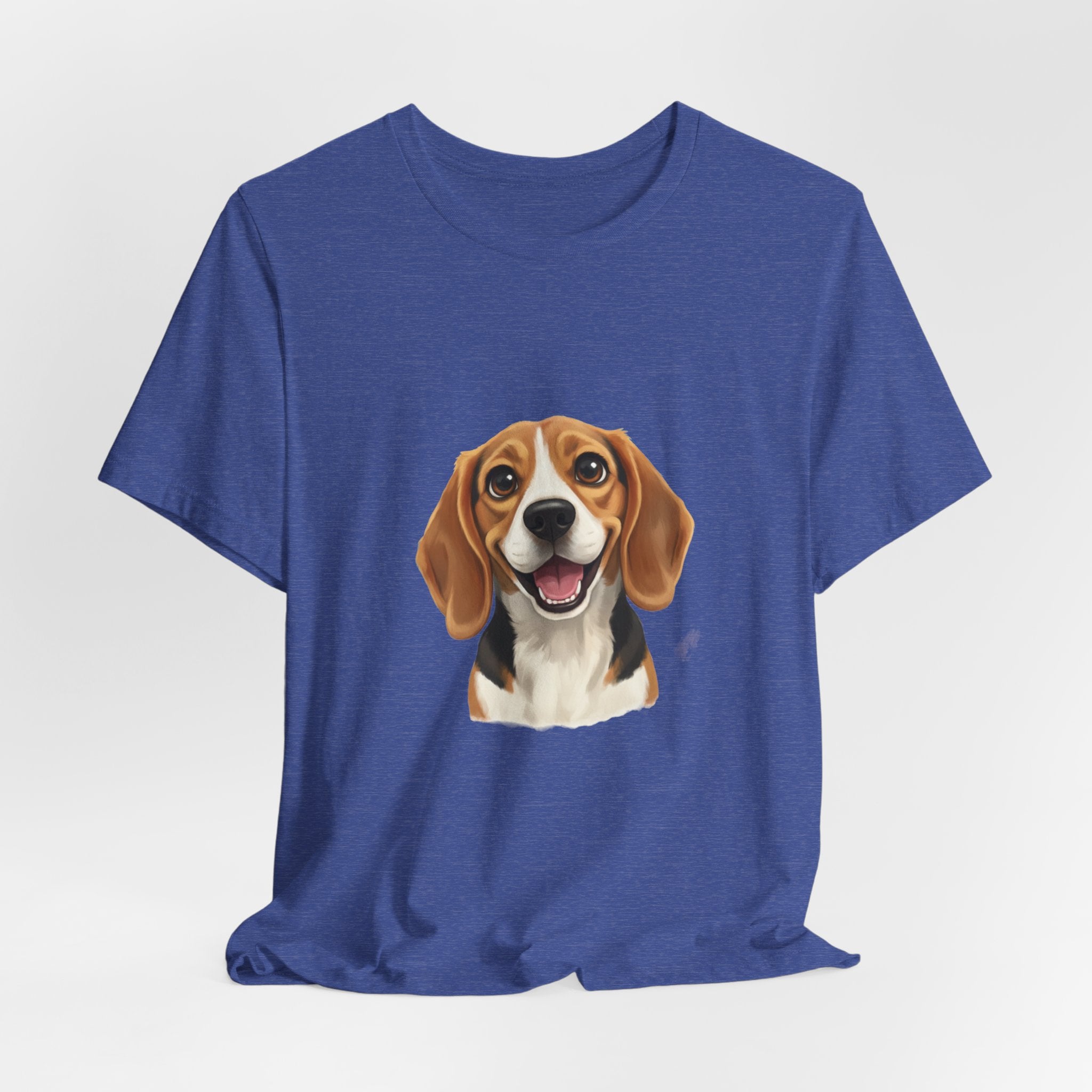 Beagle Portrait T‑Shirt — Cute Happy Dog Tee for Pet Lovers
