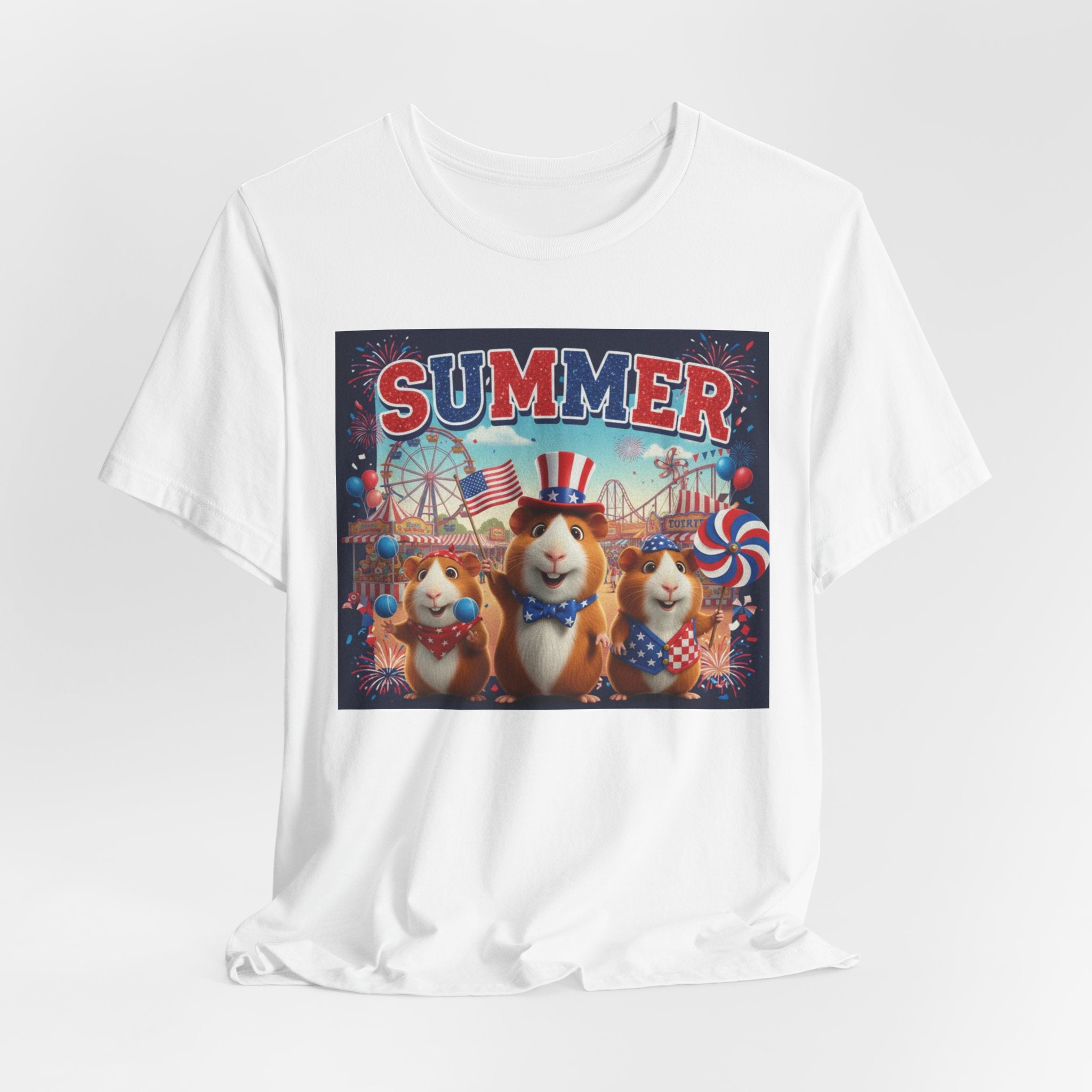 Guinea Pigs — Patriotic Summer Fair — T-Shirt