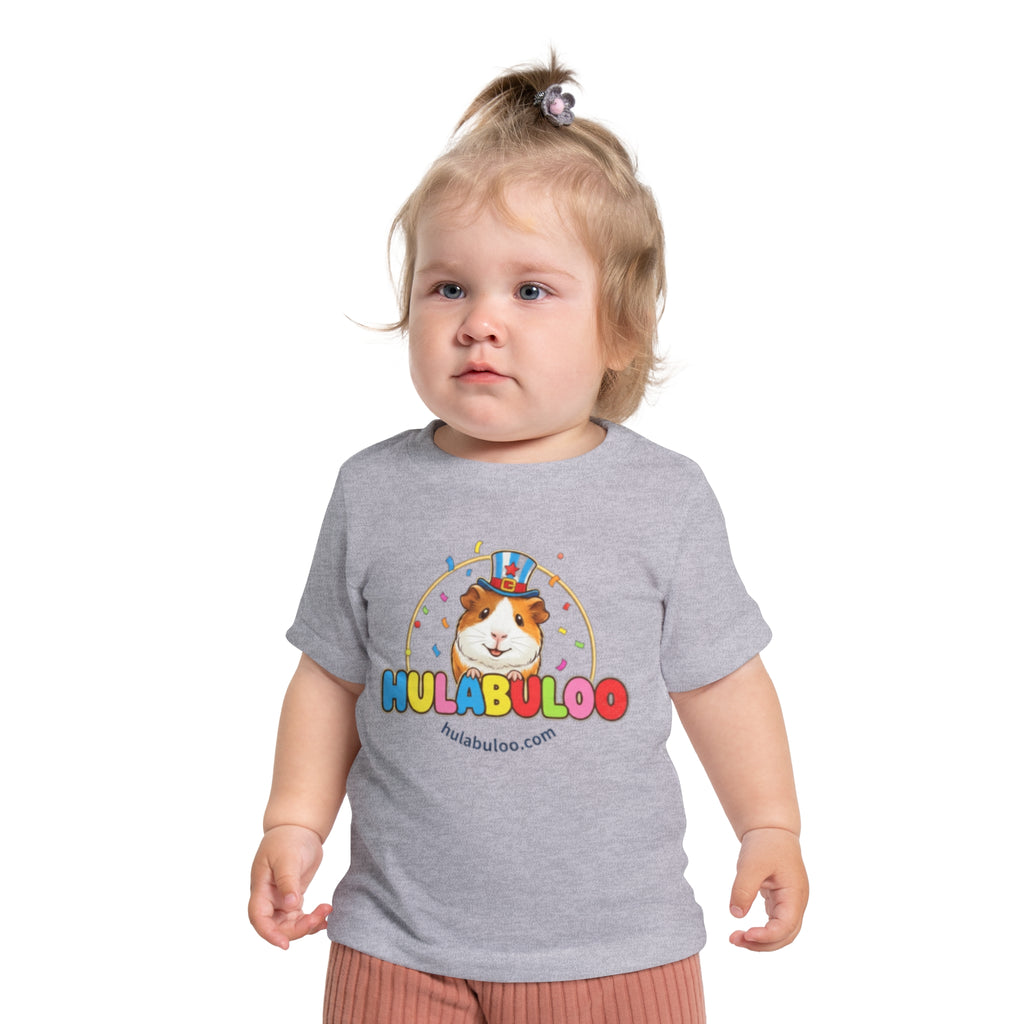 Baby T-Shirt — Colorful Cute 'HULABULOO' Chester Graphic Tee