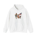 Patriotic Marching Dogs Hoodie — American Flag Puppy Parade Sweatshirt