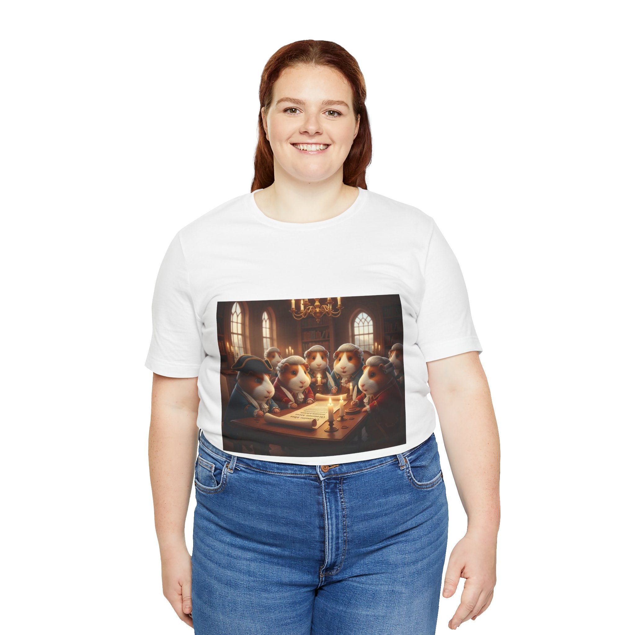Guinea Pig Declaration Tee — Cute Vintage Animal Historic T-Shirt