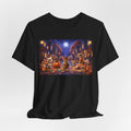 Cats Halloween Night & Pumpkins T-Shirt