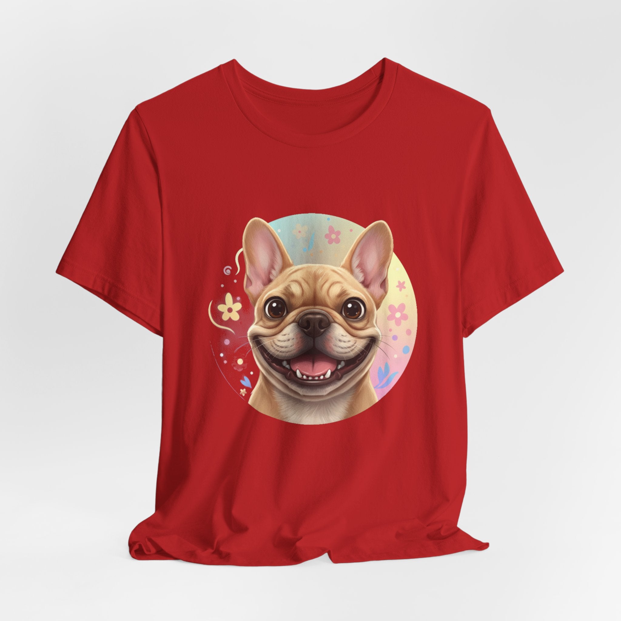 French Bulldog Smile T-Shirt — Cute Happy Dog Graphic Tee