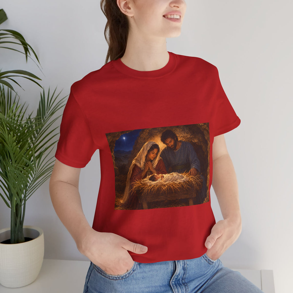 Hulabuloo — Nativity — Christmas Bible T-Shirt