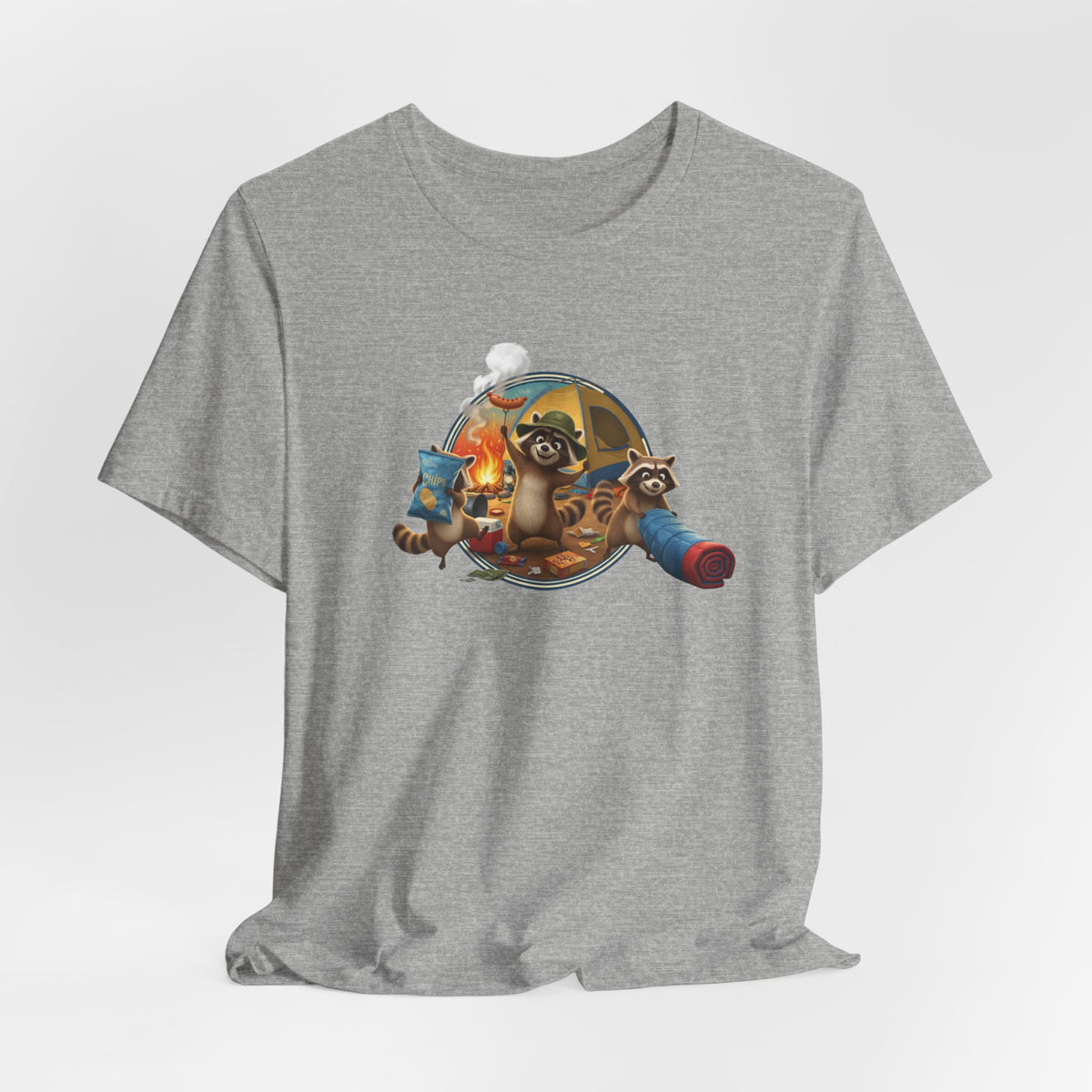 Raccoon Raiding the Camp Graphic Tee
