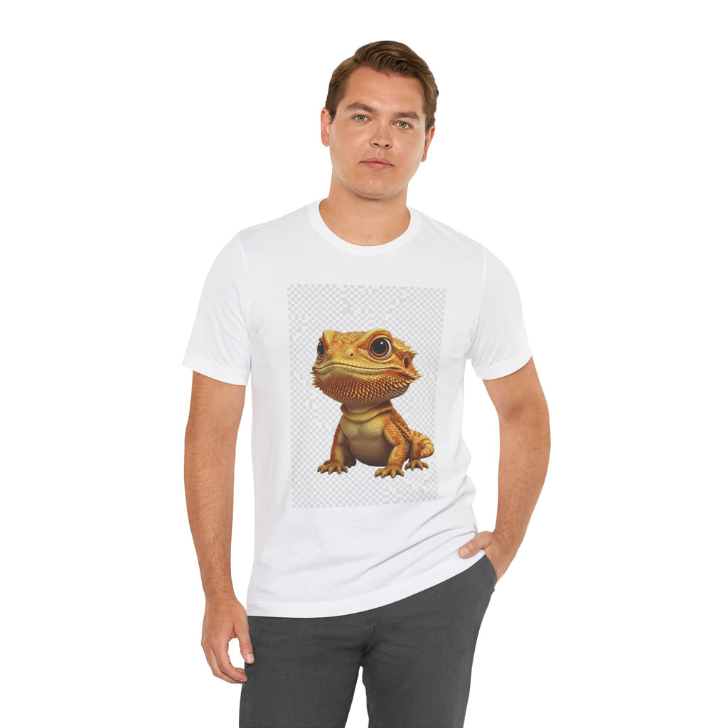 Bearded Dragon Graphic Tee — Cute Reptile Illustration T-Shirt
