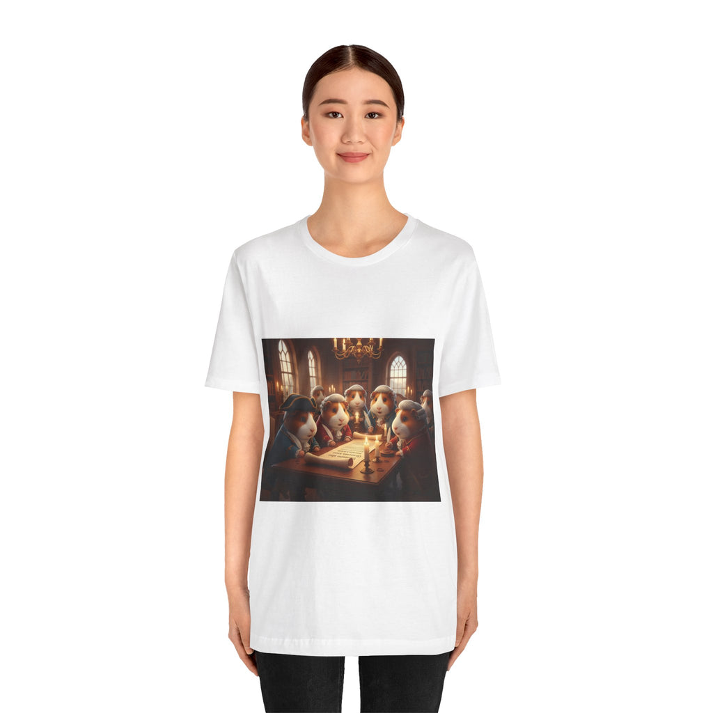 Guinea Pig Declaration Tee — Cute Vintage Animal Historic T-Shirt