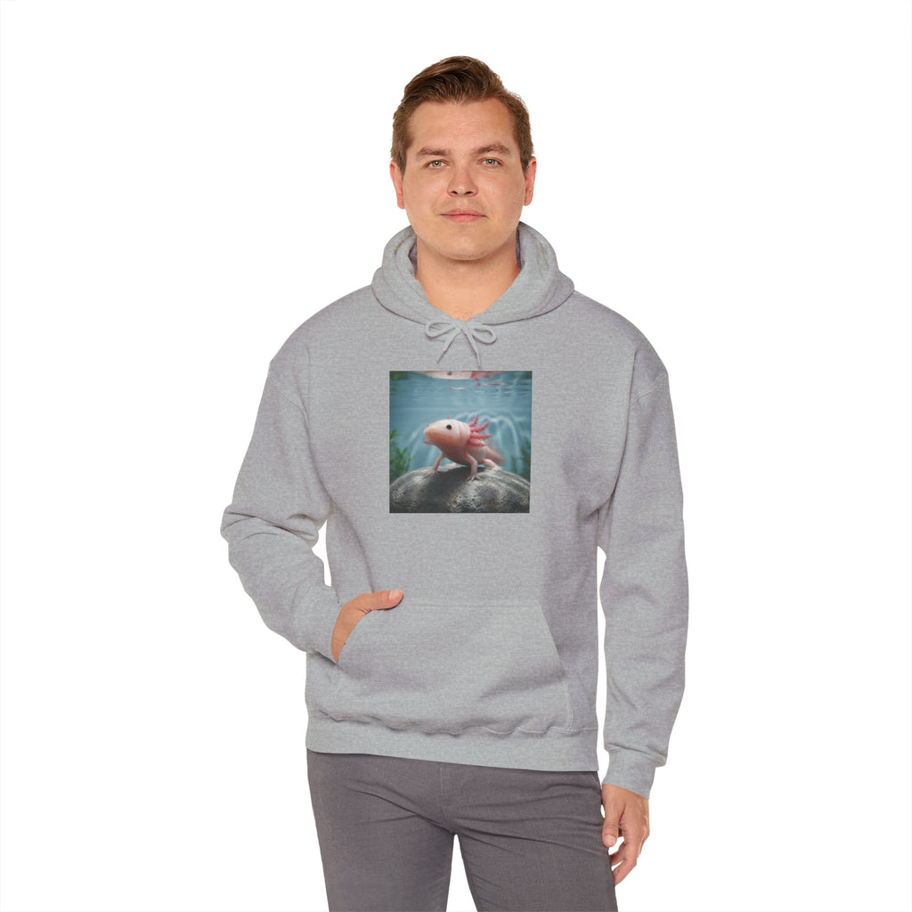 Axolotl Aquarium Hoodie — Axolotl Illustration Sweatshirt
