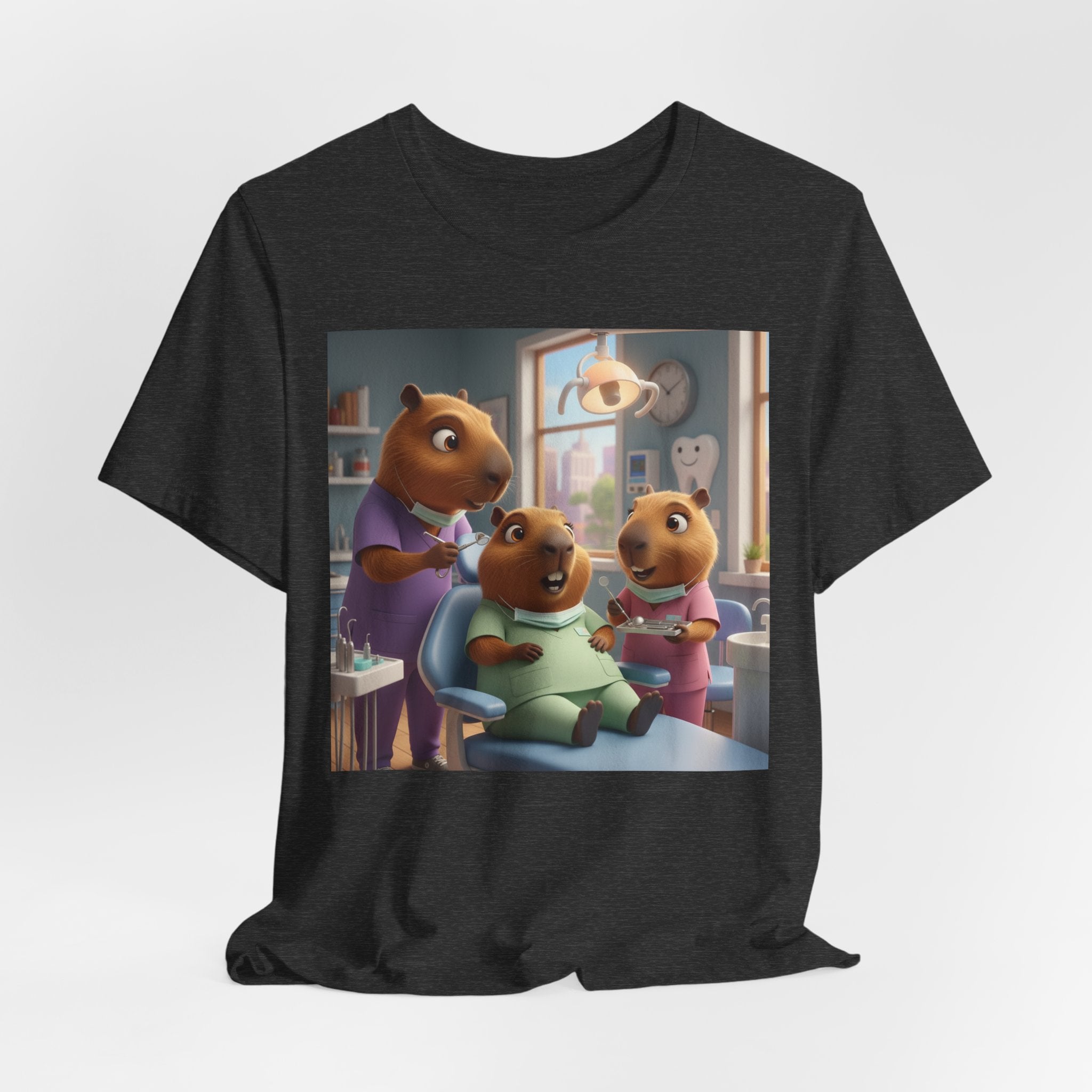 Capybara Dentist Scene T‑Shirt