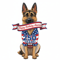 German Shepherd Patriotic Pup