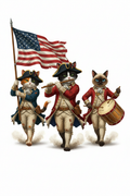 Patriotic Kitty Spirit of '76