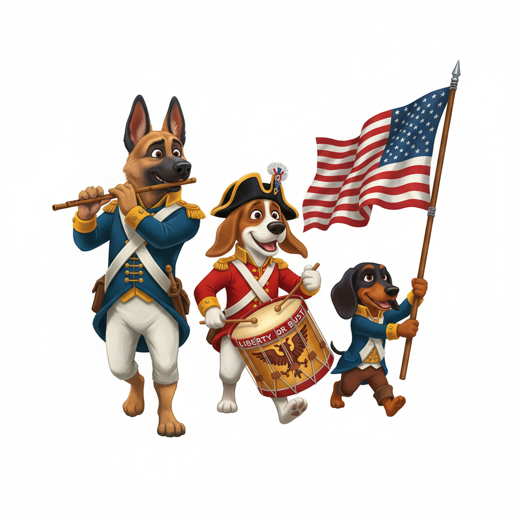 Patriotic Pups Spirit of 76
